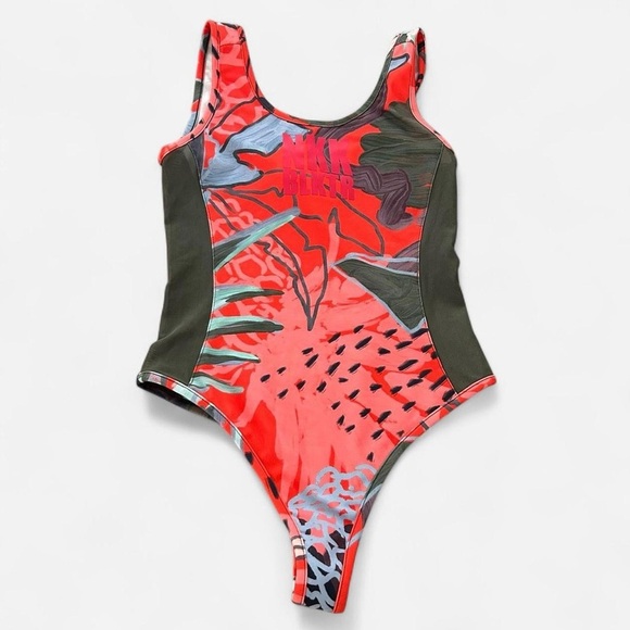 NIKKI BLACKKETTER X GYMSHARK SEASON 2 RARE PINEAPPLE THE PLUNGE BODYSUIT sz S - Picture 2 of 7